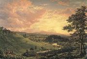 Frederic Edwin Church View near Stockridge Sweden oil painting artist